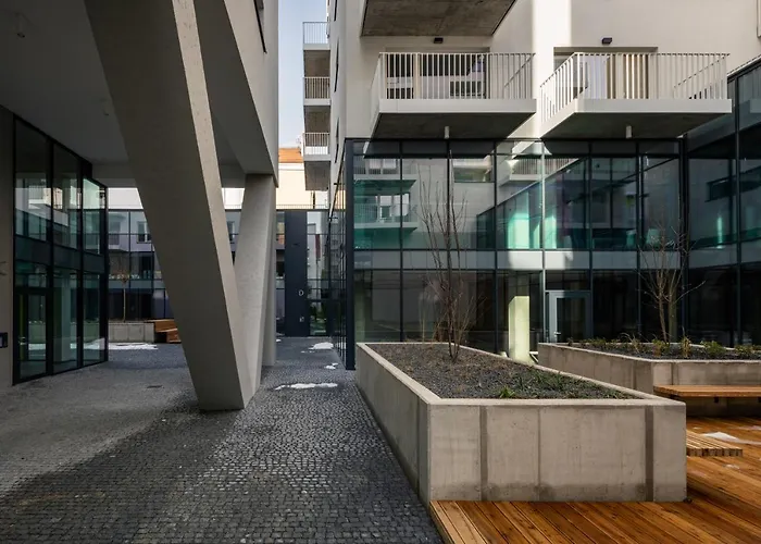 Apartmán Days - With Balcony And Parking In Trendy New Residential Area In Karlin Praha